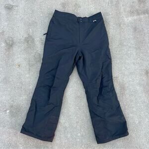 Slalom Snow Ski Pants Black Waterproof Insulated XXL